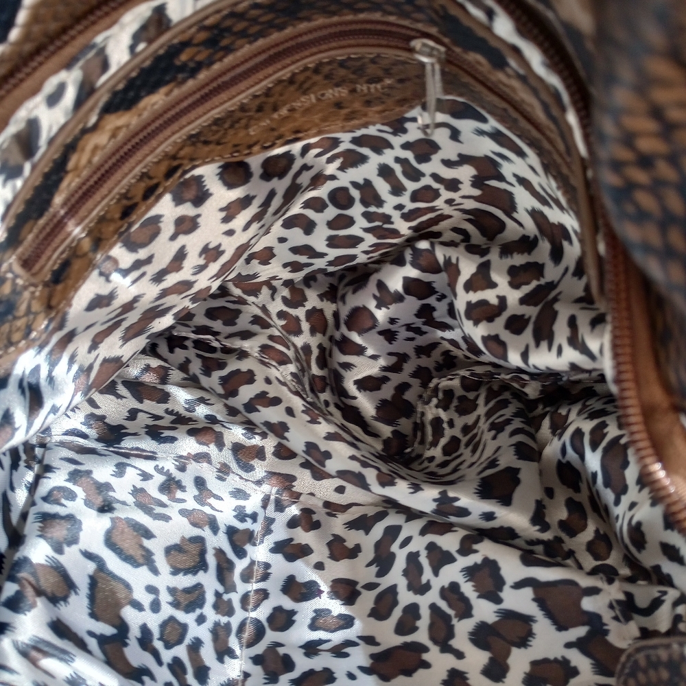 🔖Snakeskin Ruffled Handbag - Picture 14 of 16